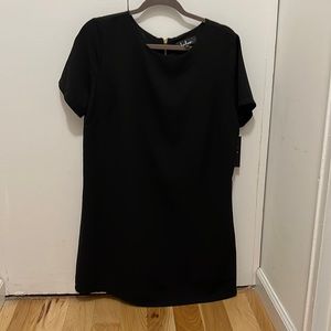 Black mini dress